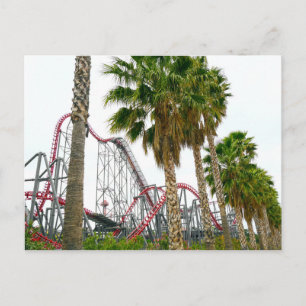 Sex Flaggor Magic Mountain Vykort