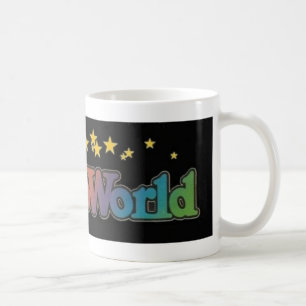 Sex flaggorAstroworld nöjesfält (HoustonTexas) Kaffemugg