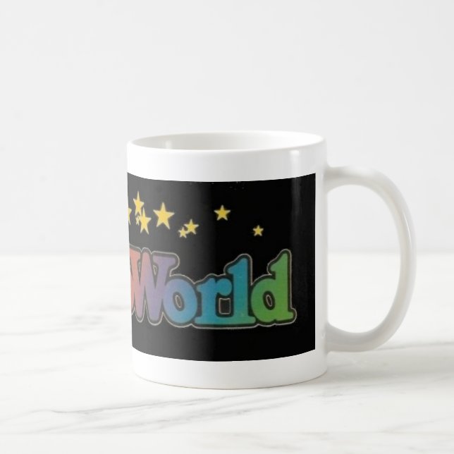 Sex flaggorAstroworld nöjesfält (HoustonTexas) Kaffemugg (Höger)