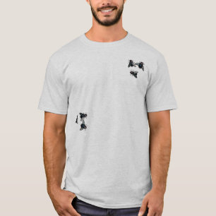 Sex flugat-skjorta tee shirt