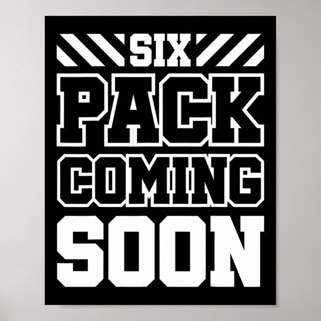 Sex förpackningar kommer snart 1 poster (Framsidan)