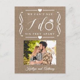 Sex Fot Apart Bröllopsuppskjutning Datumändring Meddelande Vykort