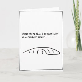 'Sex fot' - Surfing Valentine's Card Helgkort