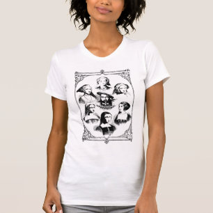 Sex fruar med Henry VIII kvinna utslagsplats T Shirt