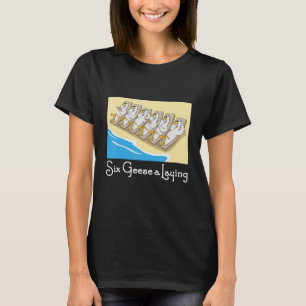 Sex gäese a Lutande 12 dagar jul Sång Funny Xm T Shirt