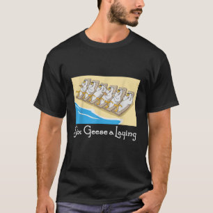 Sex gäese a Lutande 12 dagar jul Sång Funny Xm T Shirt
