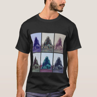 Sex gråtande kvinnor svarta t shirt