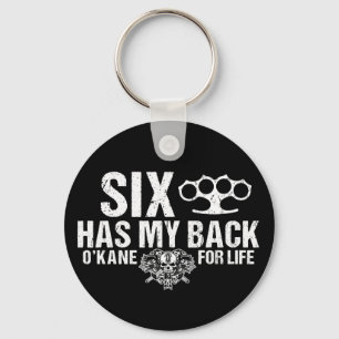 Sex har min tillbaka Keychain Nyckelring