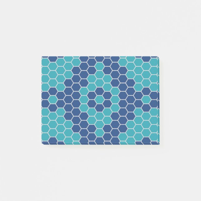 Sex hörn mönster 2 post-it block (Framsida)