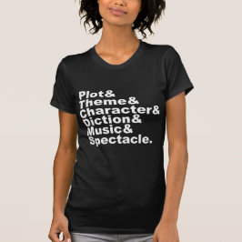Sex Inslag av Poetik och Drama av Aristoteles T-shirt