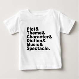 Sex Inslag av Poetik och Drama av Aristoteles T-shirt