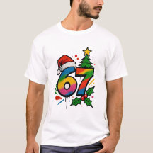 Sex Jultröja, Viral 6 7 Meme T-shirt