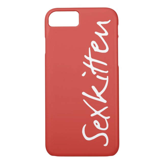 Sex Kitten iPhone 7 Fodral Case-Mate iPhone Skal (Baksida)