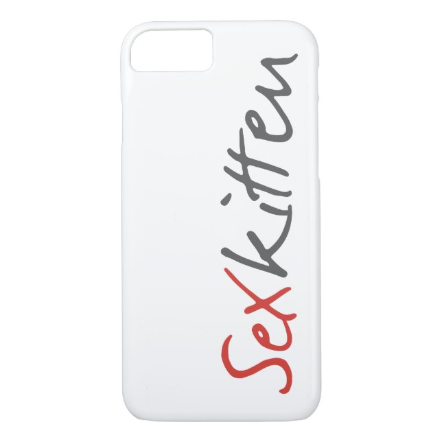 Sex Kitten iPhone 7 Fodral Case-Mate iPhone Skal (Baksida)