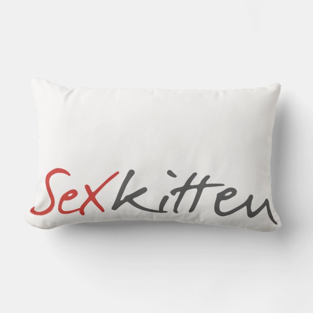 Sex Kitten Pillow Lumbarkudde (Framsida)