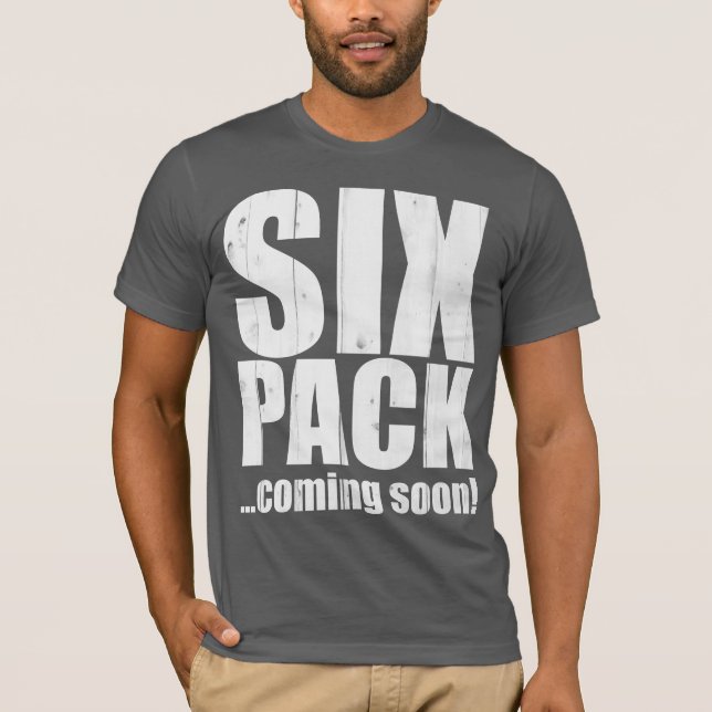 Sex kommande packe… snart! tee (Framsida)