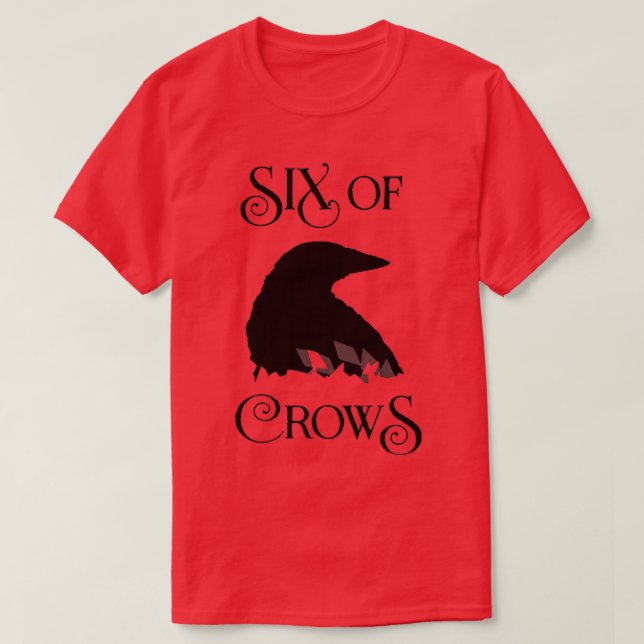 Sex kråkor t shirt (Design framsida)