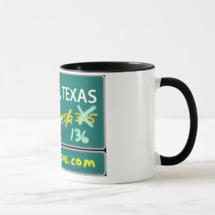Sex man, Texas kaffemugg