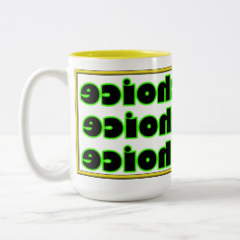 Sex med sex två tonkaffe Mugg