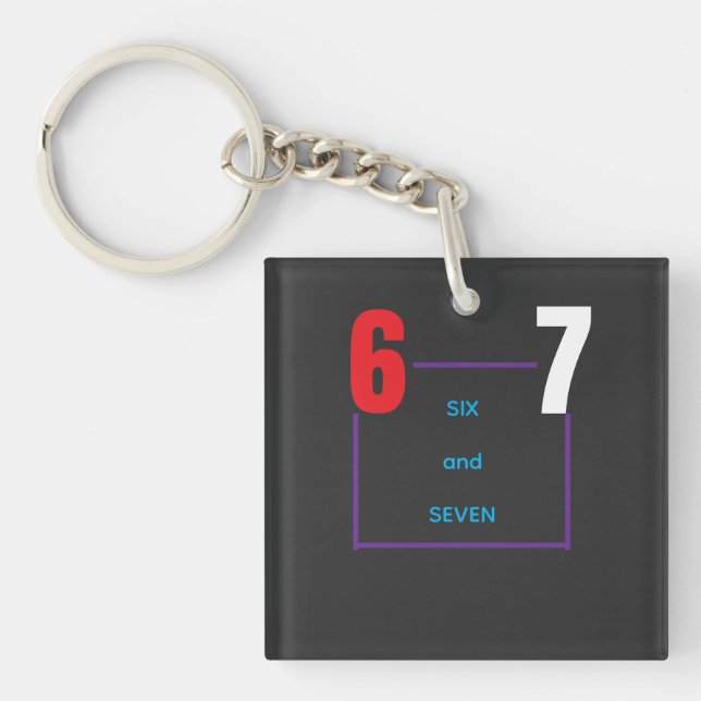 Sex och sju – Trendig minimal design för siffror (Framsidan)
