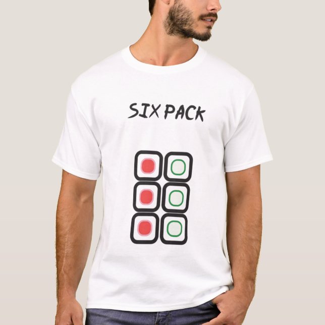 Sex packe tee shirt (Framsida)
