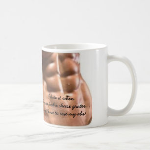 "Sex packeAbs" - ostrivjärnmuggen - anpassade Kaffemugg