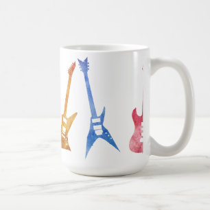 Sex positivt elektriska gitarrer kaffemugg