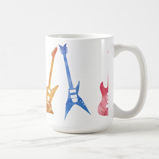 Sex positivt elektriska gitarrer kaffemugg (Höger)