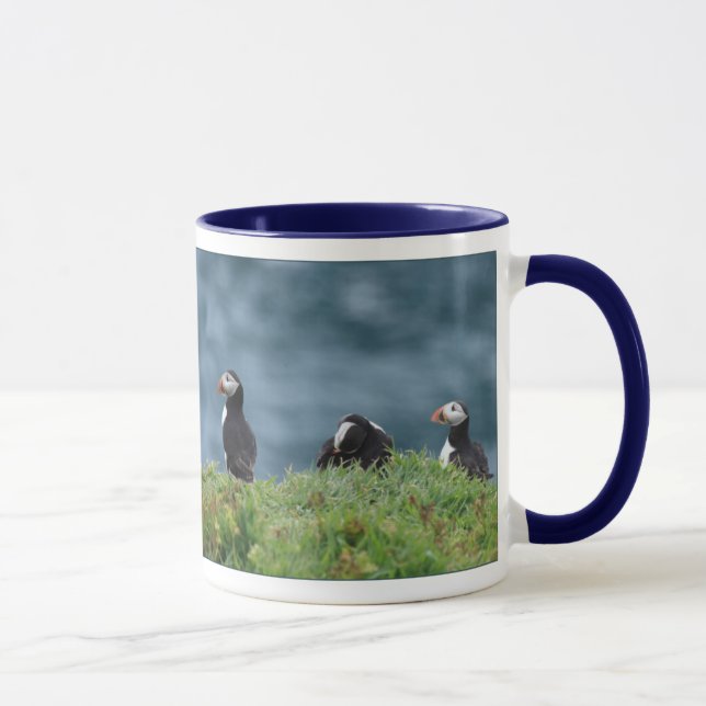 Sex Puffinsmugg Mugg (Höger)