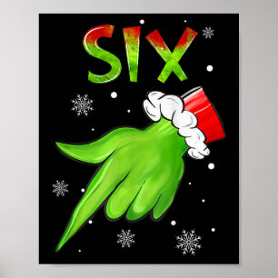 Sex Roliga Sex Sju 6 7 Meme Santa Jul Xmas Poster