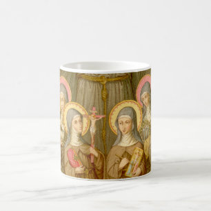 Sex saints of the Poor Clares (SAU 027b) Kaffemugg