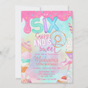 Sex Sassy and So Sweet Inbjudningar