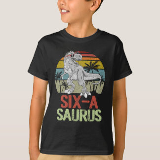 Sex Saurus Dinosaur Birthday 6e TRex Dino T Shirt