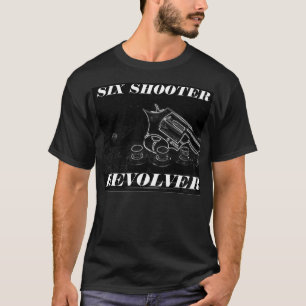 SEX SHOTER REVOLVER BLACK SHIRT TEE