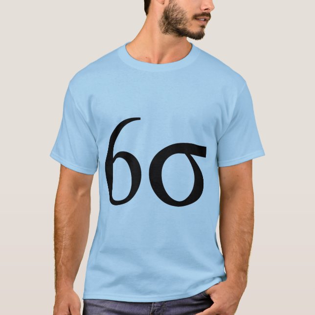 Sex Sigma (luta sex Sigma), Tee Shirt (Framsida)
