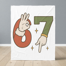 Sex Sju 67 6 7 Santa Tomte Jul Meme Fleecefilt