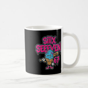 Sex Sju 67 Bysebyll Spelare Glass Dropp Meme L Kaffemugg