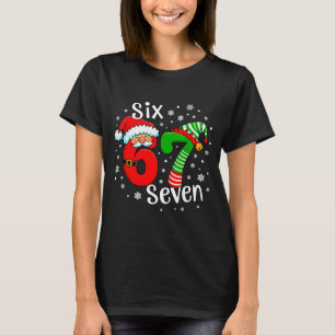 Sex Sju 67 Meme 6 7 Tomte Jultomte Jul T Shirt