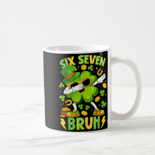 Sex sju 67 meme cool st patricks dag pojkar flicko kaffemugg