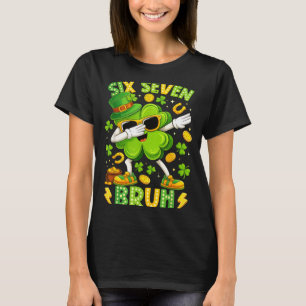 Sex sju 67 meme cool st patricks day pojkar flicko t shirt