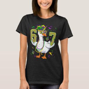 Sex Sju 67 Meme Goose Med Jesterhatt & Pärlor T Shirt