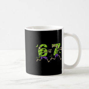 Sex Sju 67 Meme Män Kvinnor Barn Rolig Halloween  Kaffemugg