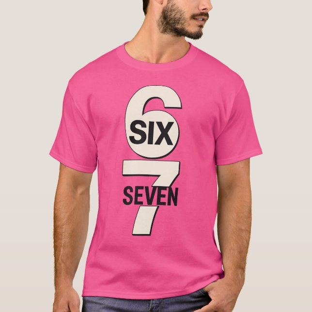 Sex Sju 6 7 ledamöter T Shirt (Framsida)