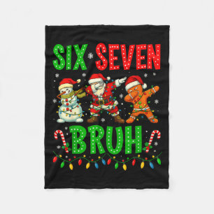Sex Sju 6 7 Meme Dabba Tomte Pepparkaksgubbe Chris Fleecefilt