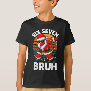 Sex Sju 6 7 Meme Dabbing Tomte God Jul B T Shirt
