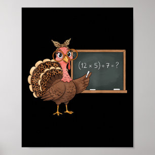 Sex Sju 6 7 Meme Nummer 67 Turkiet Thanksgiving T Poster