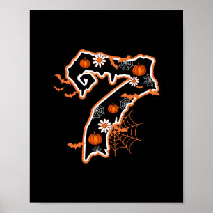 Sex Sju 6 7 Meme Rolig 67 Kostym Design Par Poster