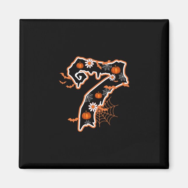 Sex Sju 6 7 Meme Rollig 67 Kostym Design Par Magnet (Framsidan)