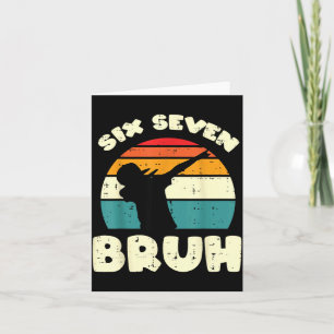 Sex Sju Bruh Dab Rolig 67 Kostym 6 7 Meme Barn Kort