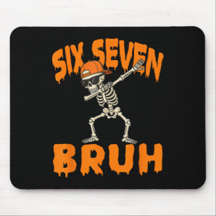 Sex Sju Bruh Dabbing Skelett Roligt 67 Meme Hall Musmatta